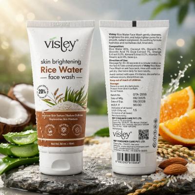VISLEY SKIN BRIGHTENING RICE WATER FACE WASH