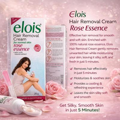 ELOIS HAIR REMOVAL CREAM FOR NORMAL SKIN ROSE ESSENCE
